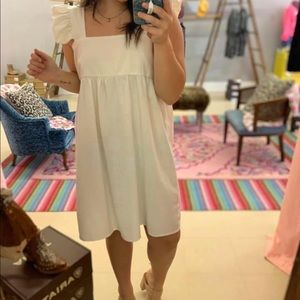 Boutique Flowy Ivory Dress